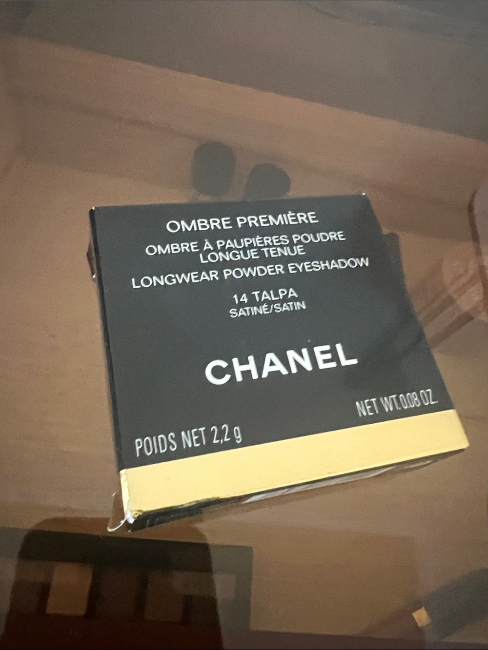 CHANEL Ombre Première Longwear Powder Eyeshadow, No. 14 Talpa (Satin), 2.2 g